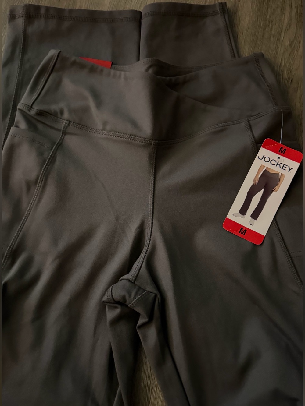 Jockey women Charcoal Gray yoga pants